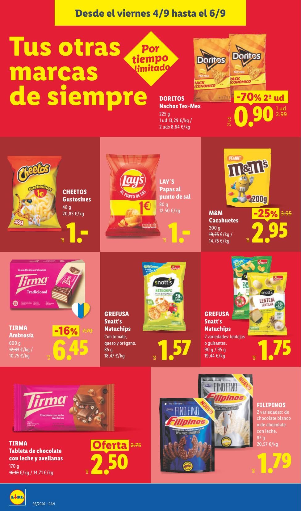 Folleto Lidl Alimentación · 31 de agosto de 2026 – 6 de septiembre de 2026 — Página 42