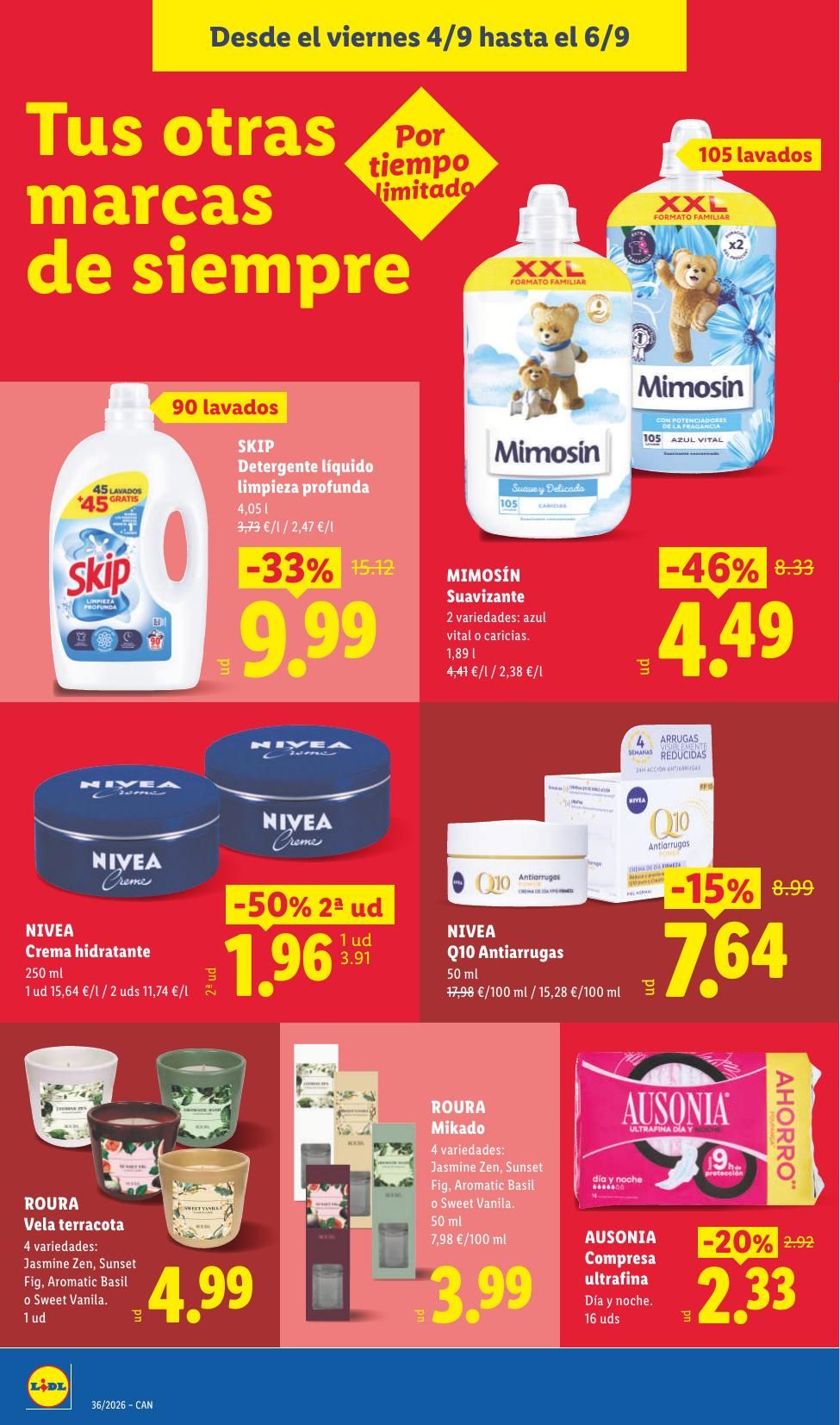 Folleto Lidl Alimentación · 31 de agosto de 2026 – 6 de septiembre de 2026 — Página 44